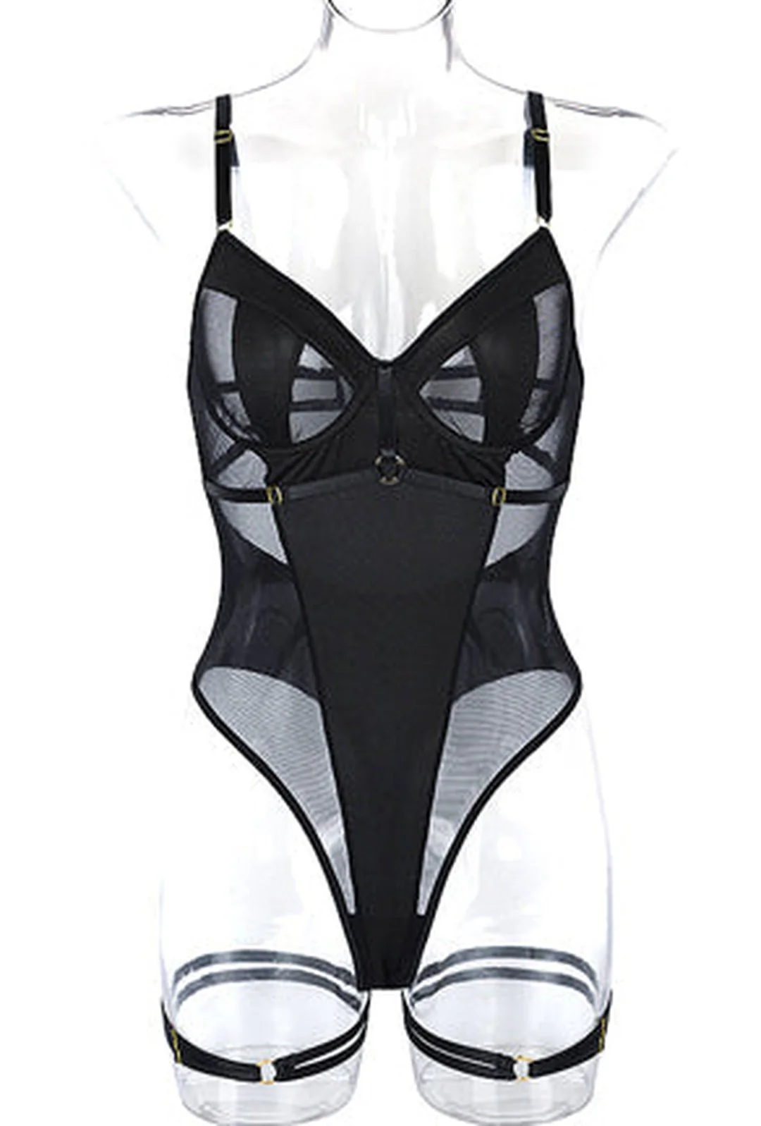 VASILISA - SHEER LINGERIE BODYSUIT - Image 2