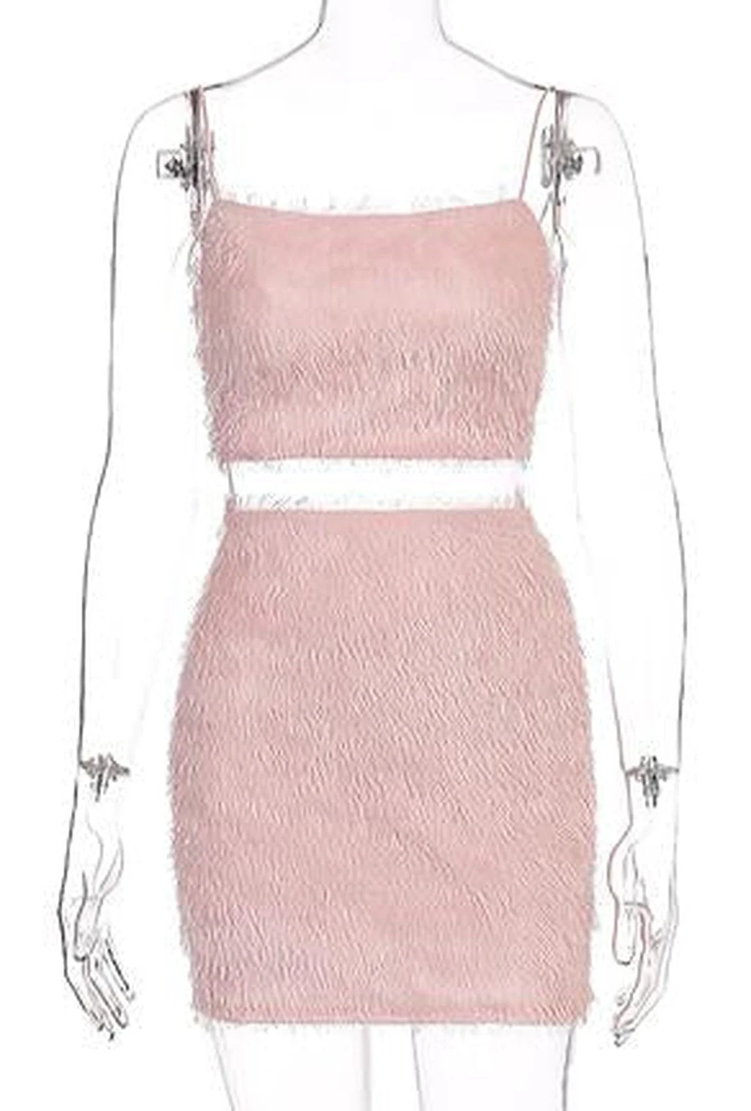 VEGA - FUZZY 2 PIECE DRESS - Image 3