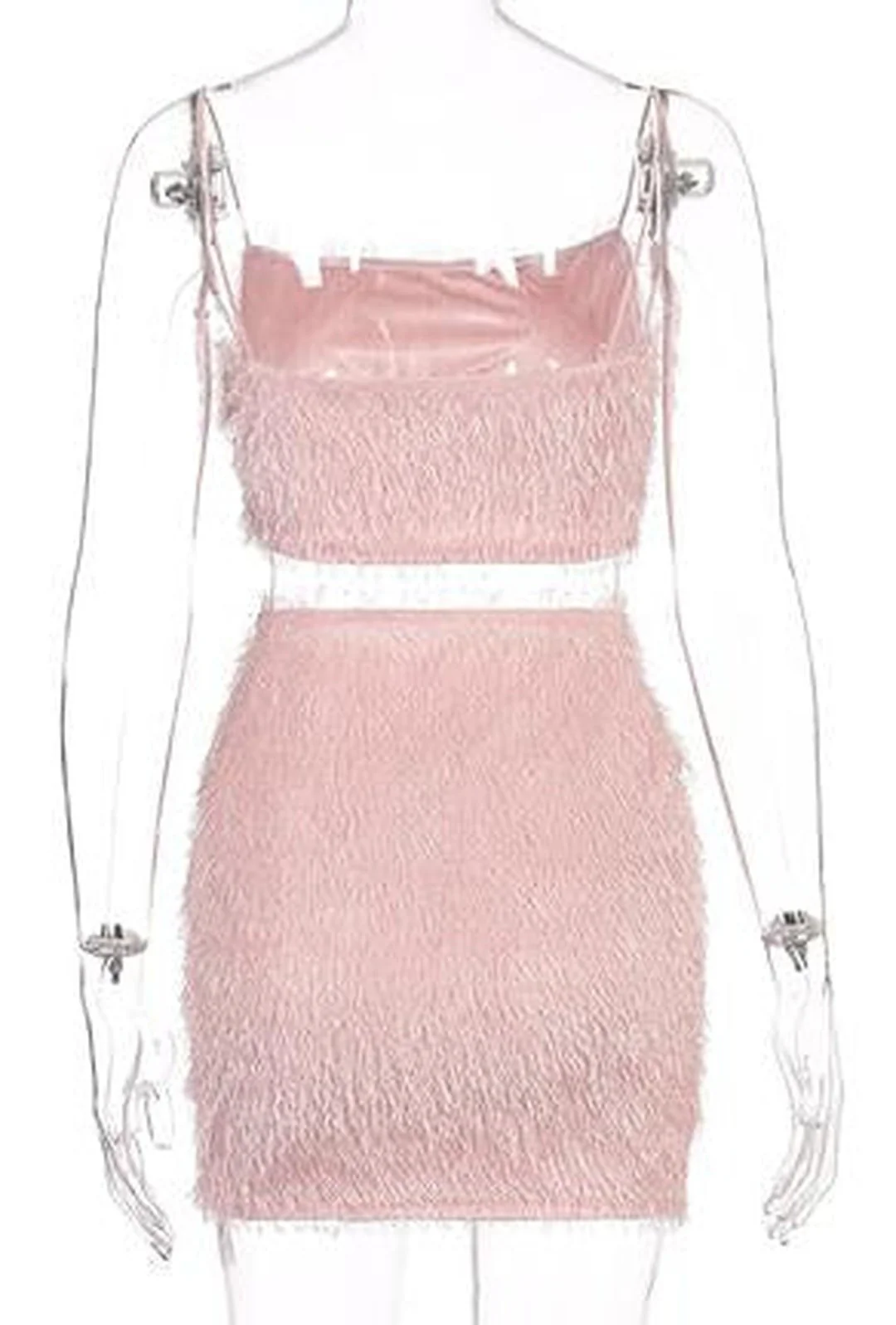 VEGA - FUZZY 2 PIECE DRESS - Image 5