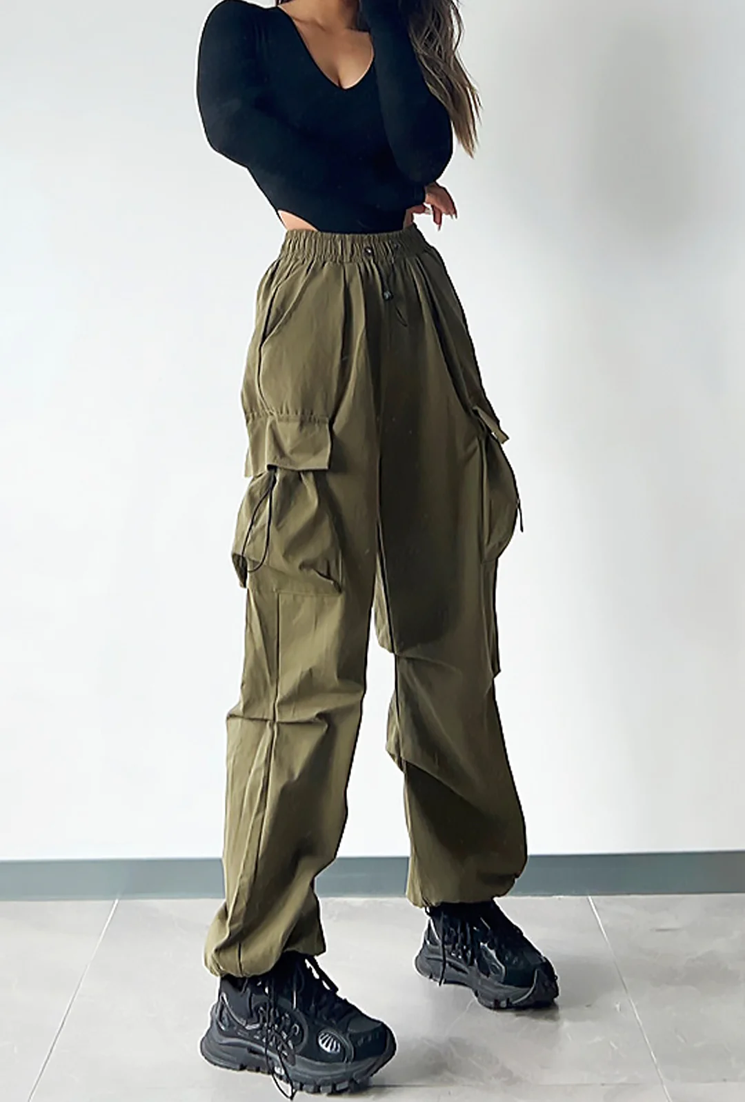 VELI - PARACHUTE CARGO PANTS - Image 5