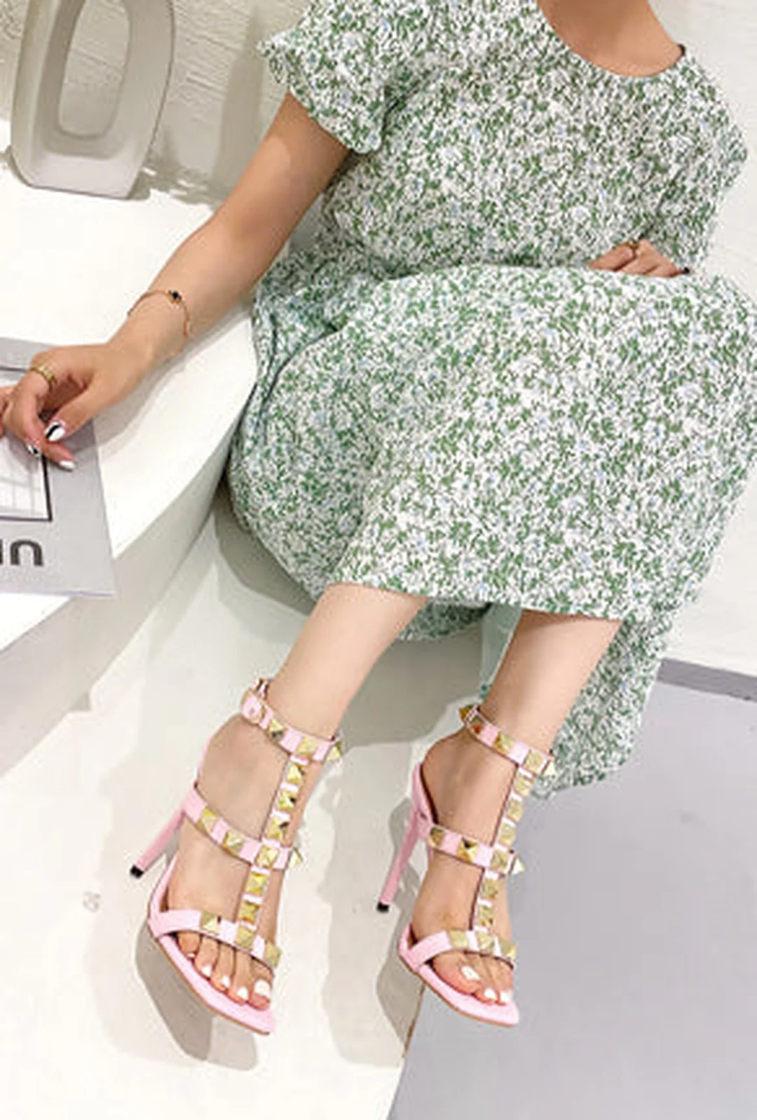 VERAH - STUDROCK SANDAL HEELS - Image 3