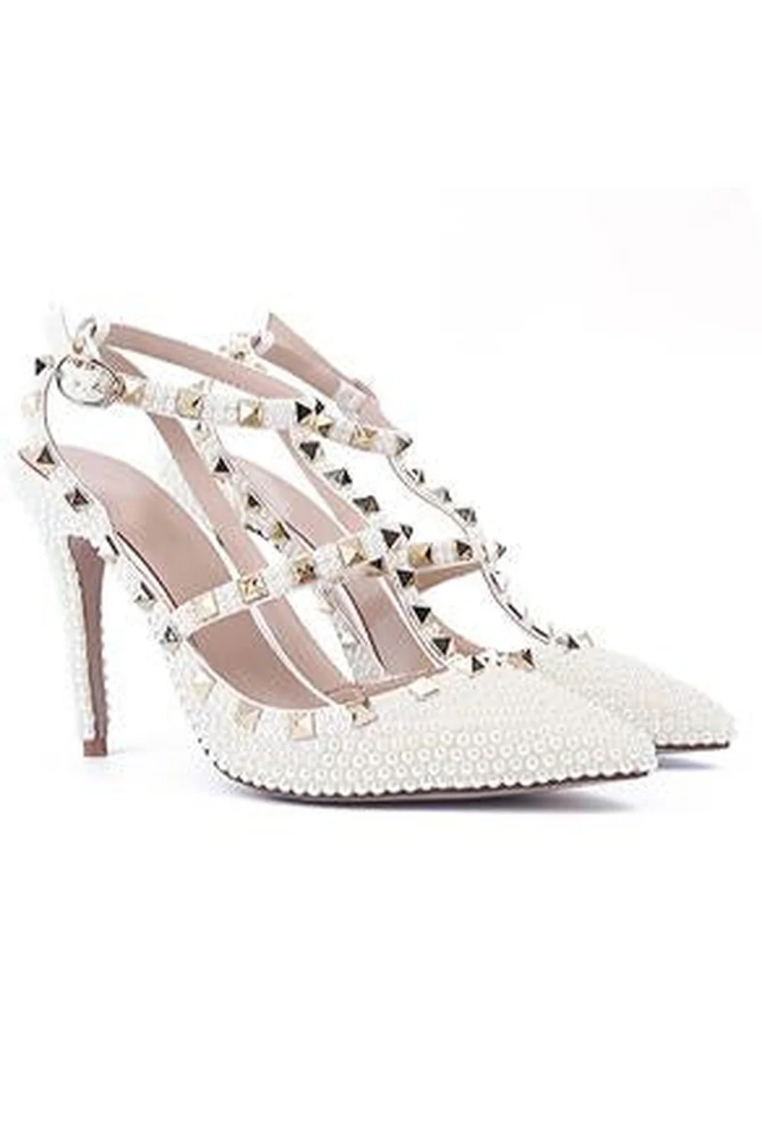 VIOLA - PEARL STUD HEELS - Image 2