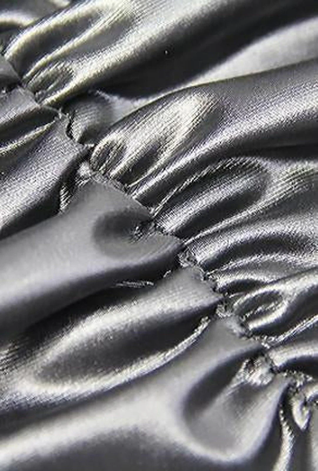 YANNE - LEATHERETTE DRESS - Image 6